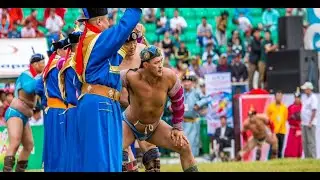 LUCHA MONGOLA.....FINAL EN EL FESTIVAL NAADAM 2025 -( MONGOLIA )