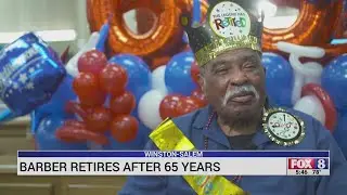 Winston-Salem barber retires after 65 years