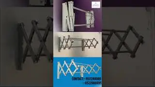 Easy Pull, wall mounted Hanger #hangers #wallmounted #like #follow #viral