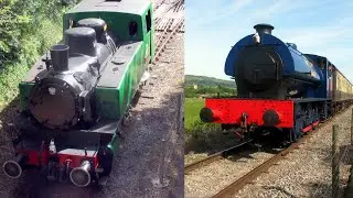 AVON VALLEY RAILWAY:Holiday steam train action but BEWARE OF TRAINS!