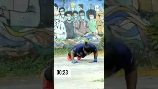 MAXIMUM BACK HAND PUSHUPS IN 30 SECONDS #indiabookofrecords #asiabookofrecords #shorts #kerala