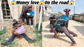 Money love😱On the road😱bright light comedy #trending #viralvideos #jdreactioncamedy 