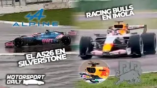 EL RACING BULLS RUEDA EN IMOLA Y ALPINE DEBUTA SU A526 EN SILVERSTONE