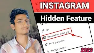 Instagram Remove From Profile Grid Undo//Instagram Hidden Feature