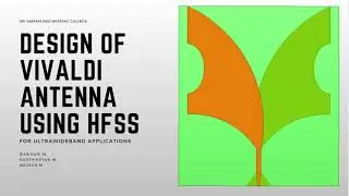 Design of UWB Vivaldi Antenna Using HFSS