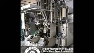 Second Hand Tetra pak machine tba9 200ml slim line