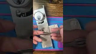 Adams-Rite storefront lock bypassed with the Commercial Door Hook from Covert Instruments.