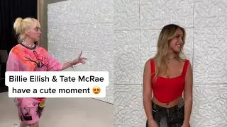 Tate McRae & Billie Eilish at iHeartRadio Music Festival Backstage