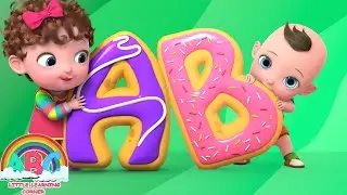 ABC Song With Yummy Cookies | Nursery Rhymes & Kids Songs | Abc Little Learning Corner
