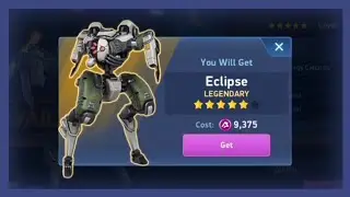 Unlocking eclipse in mech arena.