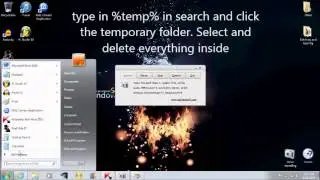 Make your windows 7 or windows 8 computer run faster with a free easy clean up method! (2013) *New*