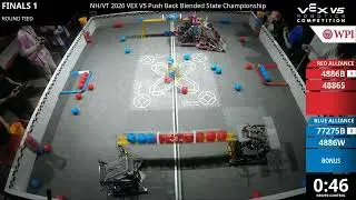 NH/VT 2026 Push Back Regionals : Division 1 - Final #1-3 - 4886B & 4886S vs 77275B & 4886W - Auton +