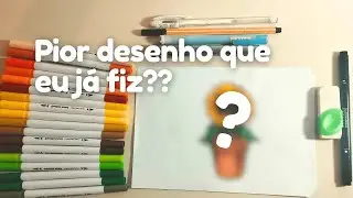 DEU TUDO ERRADO - Um dos PIORES desenhos que eu já fiz