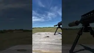 400 yard steel Suppressed 6.5 creedmoor with LaRue AR10 and LaRue Tranquillo