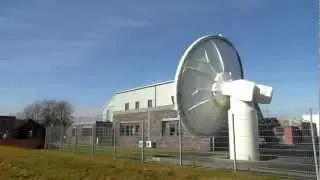 6.3m (20,6 ft) Satellite Tracking Antenna with Snow Shield