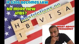 H1B strict rules when S386 HR1044 bills become law, Employers Cannot file new H1B? dis 