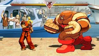 DRAGON KEN vs JUGGERNAUT - Highest Level Incredible Epic Fight!