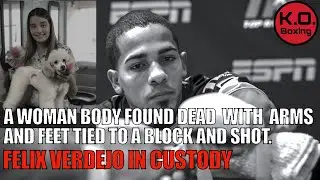FELIX VERDEJO A LIGHTWEIGHT BOXER CHARGED WITH MULTIPLE CASES