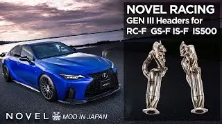 Novel Racing GEN 3 Exhaust Manifold for Lexus ISF, RCF, GSF, IS500 | #MIJTech