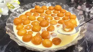 এরাবিয়ান মিষ্টি মুচমুচে রসালো লুকাইমাত দিয়ে মজার ডেজার্ট | Arabian Sweet Crispy Luqaimat Dessert