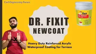 Dr Fixit Newcoat | Waterproofing Product | How to use the chemical? | Benefits