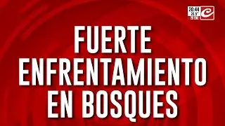 Fuerte enfrentamiento en Bosques tras intensa persecución