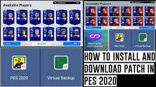 How to download and install any patch in pes 2020 mobile