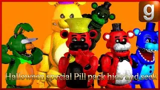 GMOD FNAF | pillpack | Halloween special pill pack hide and seek