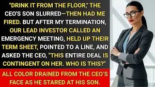 I Lost My Job Over a Spilled Drink — The CEO’s Son Lost His Future When I Exposed the Truth