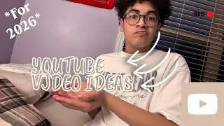 20 YOUTUBE VIDEO IDEAS! *for 2026*