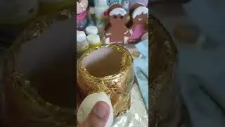probando pegamento de hoja de oro como pega foil