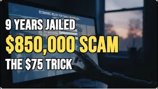 9 YEARS JAILED $850,000 Scam The $75 Trick....