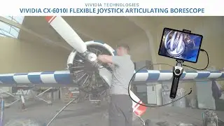 Vividia CX-6010i iPhone iPad Android Joystick Articulating Borescope 6mm 0.24