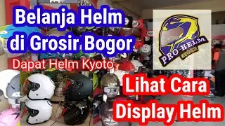 Belanja Helm dan Cara Display Helm di Etalase