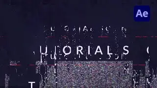 How to create an Epic Glitch Intro in After Effects - TUTORIAL