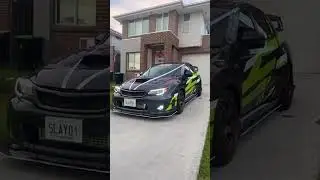 Subaru Impreza WRX 3rd Gen - Custom LED Windshield / Glass Suction Holder Prop Display Showcase. 🚗💚