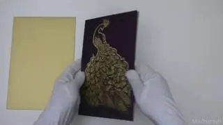 Peacock Theme Wedding Invitations Cards | Madhurash Cards | 9006VG | Rajkot