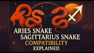 Aries Snake & Sagittarius Snake Compatibility EXPLAINED | Passion or Chaos?