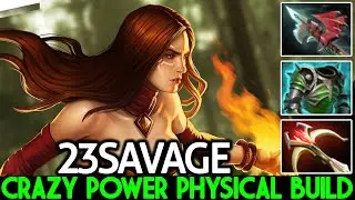 23SAVAGE [Lina] Crazy Power Physical Build Meta Carry Dota 2