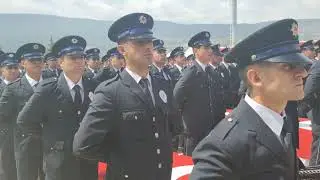 Karabük'te polis adayları mezuniyet sevinci yaşadı