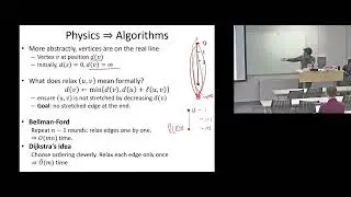 Dijkstra's algorithm: intuition through stretched strings and formal analysis