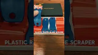 The SAFE Scraper You Need! Why Plastic Razor Blades Beat Metal for DIY & Detailing #plasticscraper