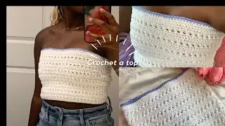 ᯽ The first crochet top you should make as a beginners / crochet summer top☀️