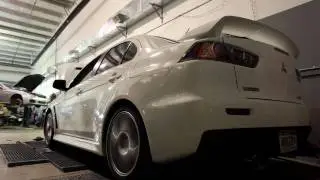 2009 Mitsubishi Lancer Evolution X dyno run