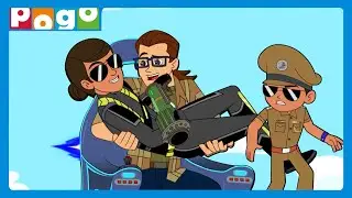 Little Singham😍| Kavya&rsquo;s Daring Helicopter Rescue💪| Kids Cartoon😍| Hindi Cartoon | @PogoChannel​