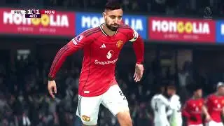 EA FC 26 PS5 Pro Fernandes incredible long range goal Vs Fullham sliders V8 FUMA Legend Authentic pa