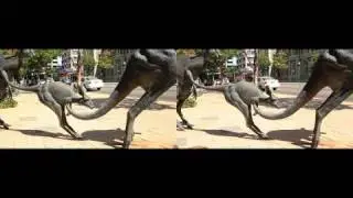 Hyper stereo 3d camera test