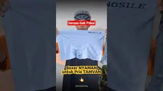 Review Boxer Nosile Asli Lembut Banget serasa Gak pakai #boxer #celanadalampria #celanapendek