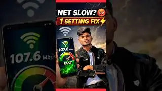 Net Slow Ho Gya Kya Kare 1 Setting Me Fix Karo #internetslow #netspeed #internetspeedbooster #shorts