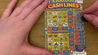 Cash lines 3 Pound 4 In A Row Style Scratch Cards, &pound;300,000 Jackpot, New Card For 2020